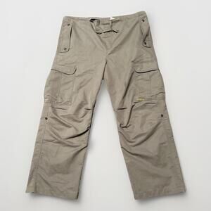 Vintage Levis Silver Tab Pants Mens Wide Leg Green Baggy Skater‎ Cargo Y2K 43x29